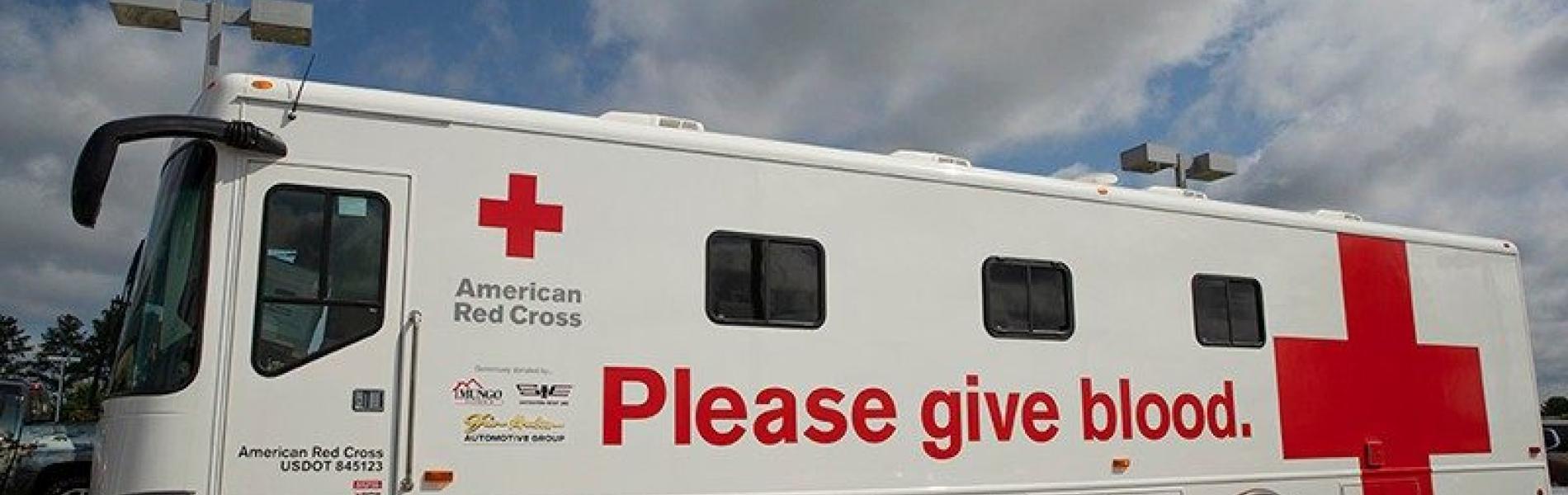 Red Cross Blood Donation Van