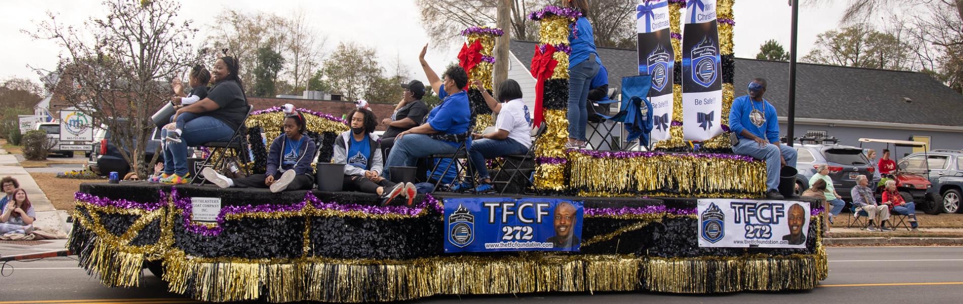 Float at 2021 Christmas Parade