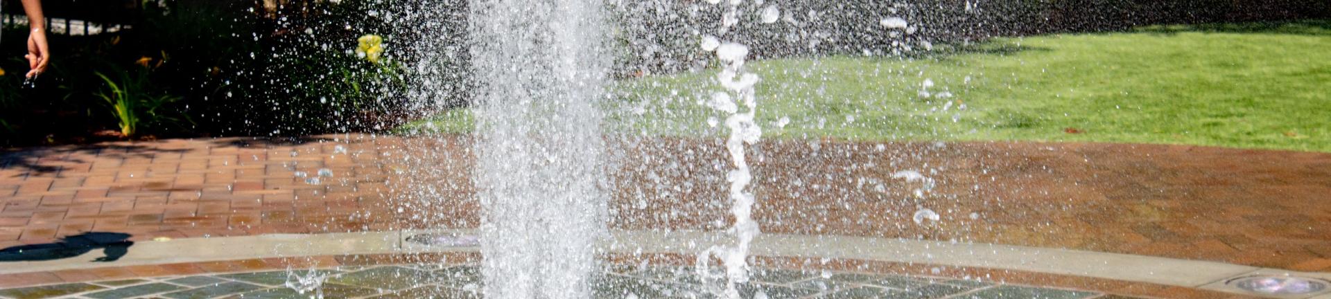 Fountain at the Downtown Florence Splash Pad