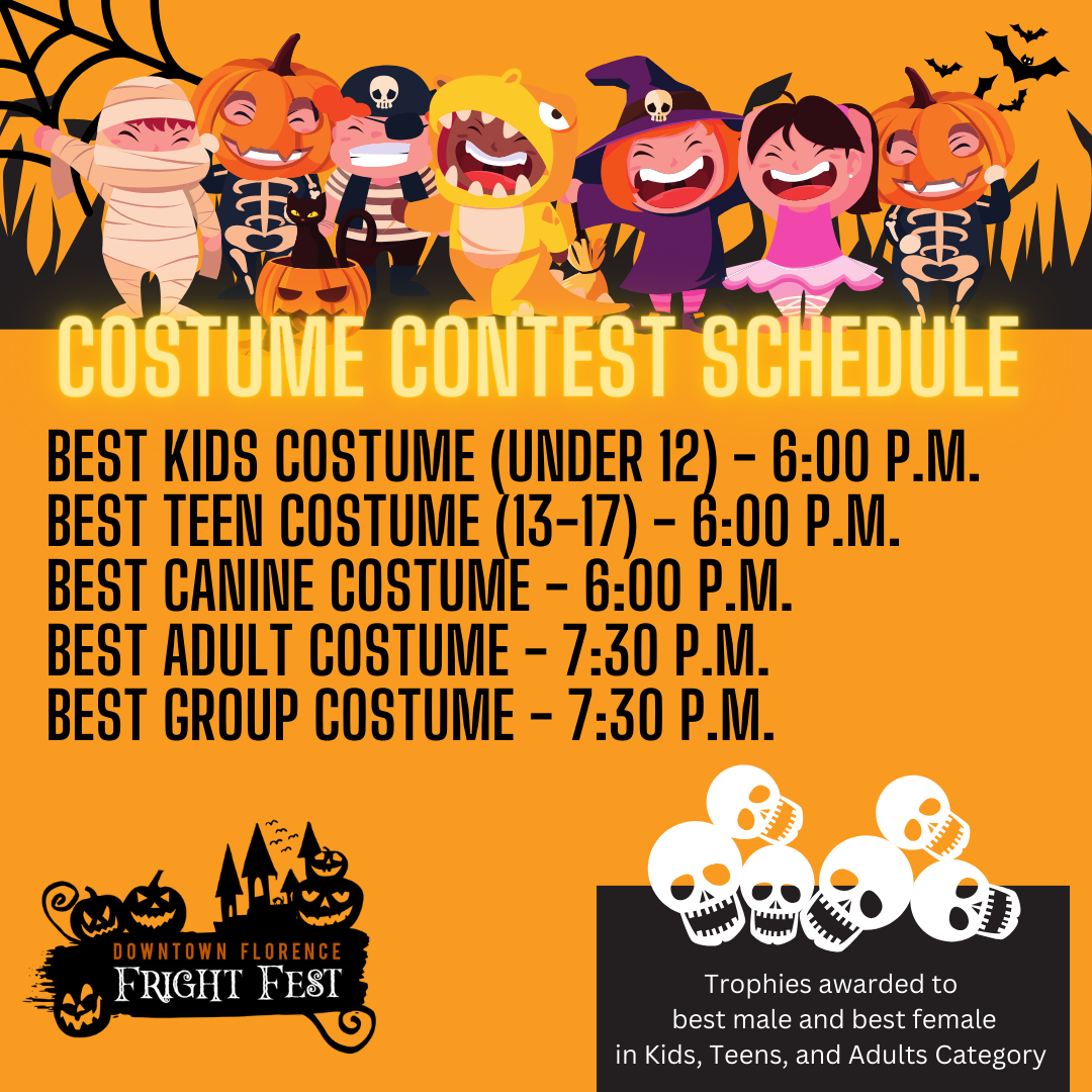 kids in costumes, costume contest schedule