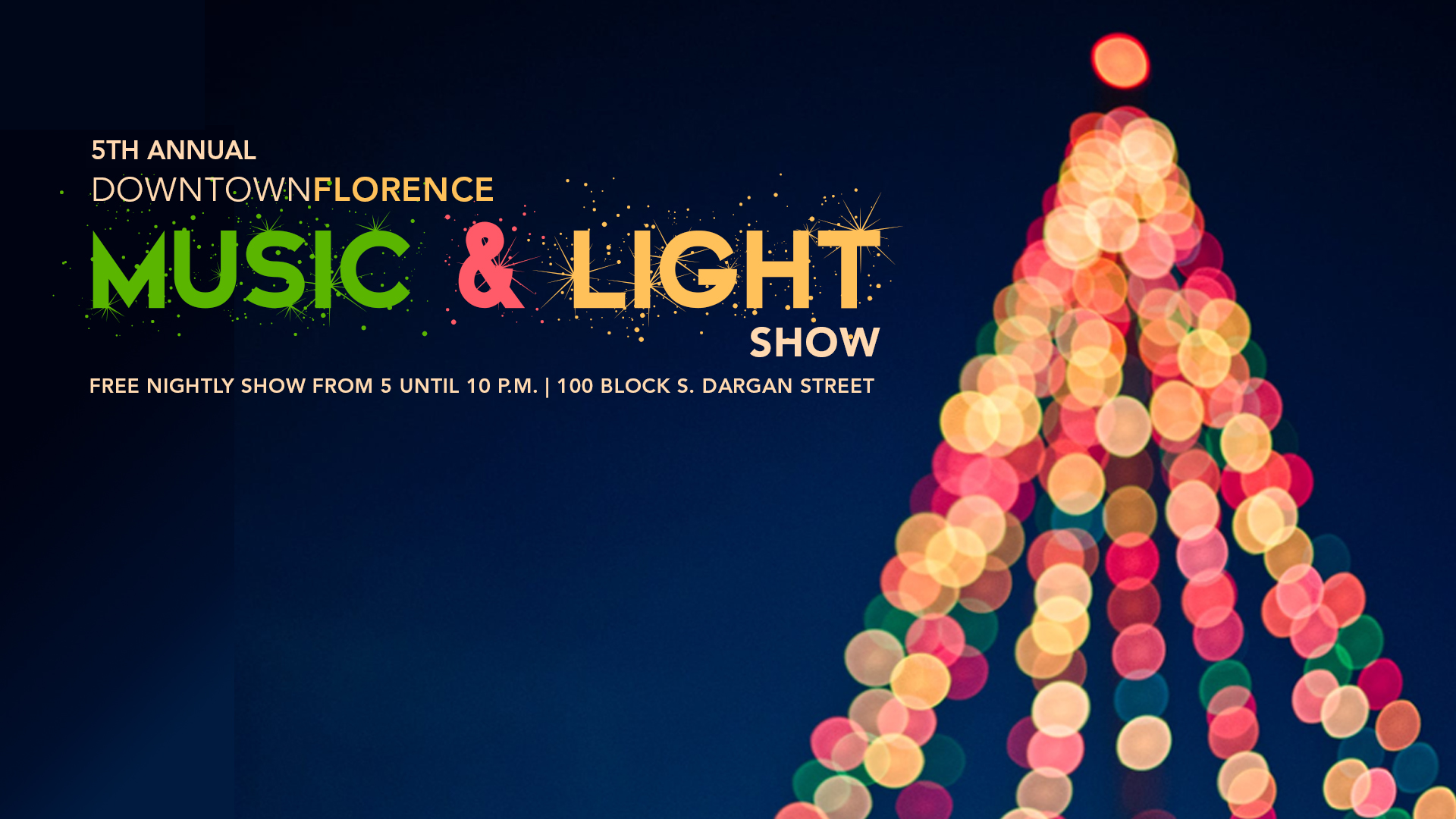 Downtown Florence Light Show